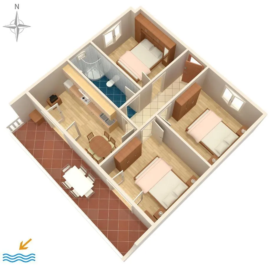 Apartment Pag 529B Pag Town